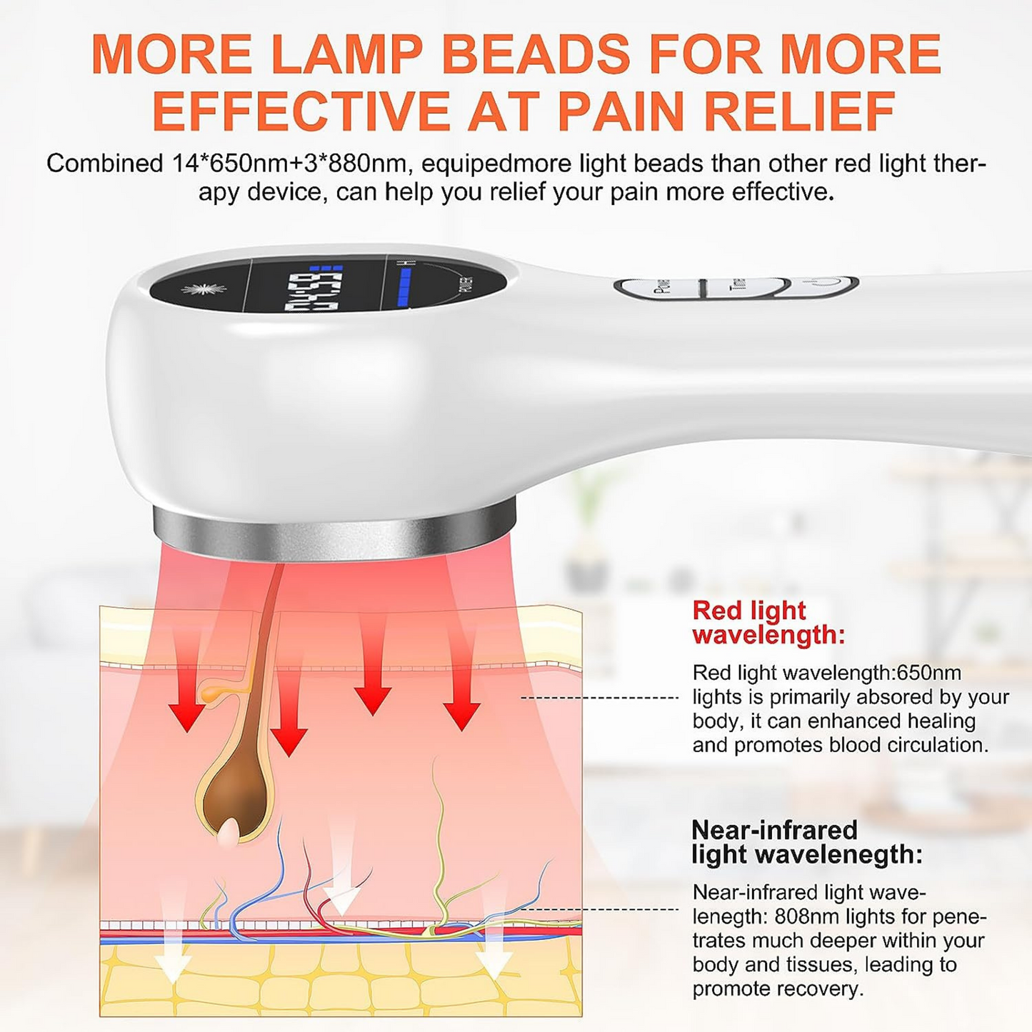 Nerivoa™ Neuropathy Cold Laser Therapy Device (FDA Approved Technology)