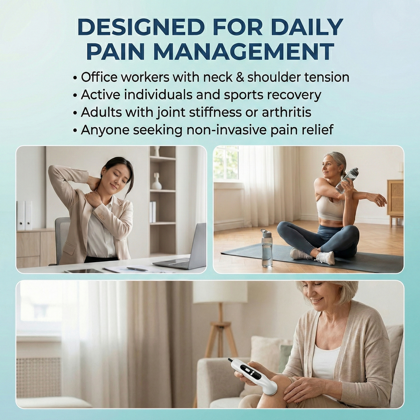 Nerivoa™ Ultrasound Therapy Device for Neuropathy & Nerve Pain Relief